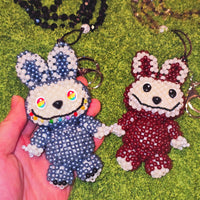 Litbibu Kandi Beaded Keychain Necklace