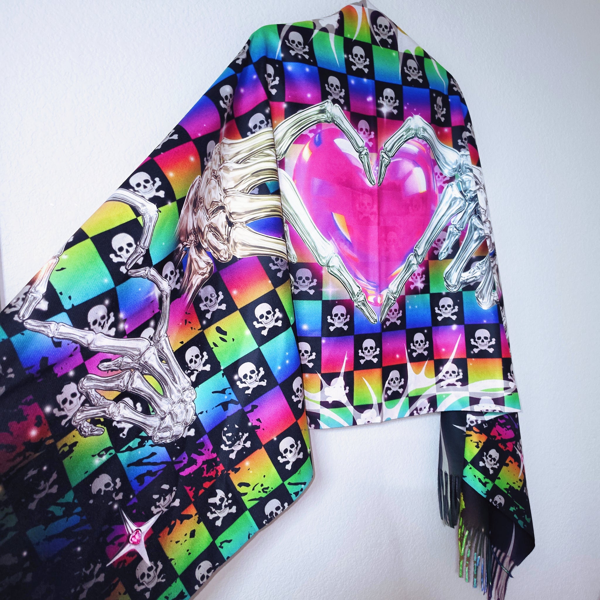 4eva Ra1nb0w L0v3 Fringed Pash