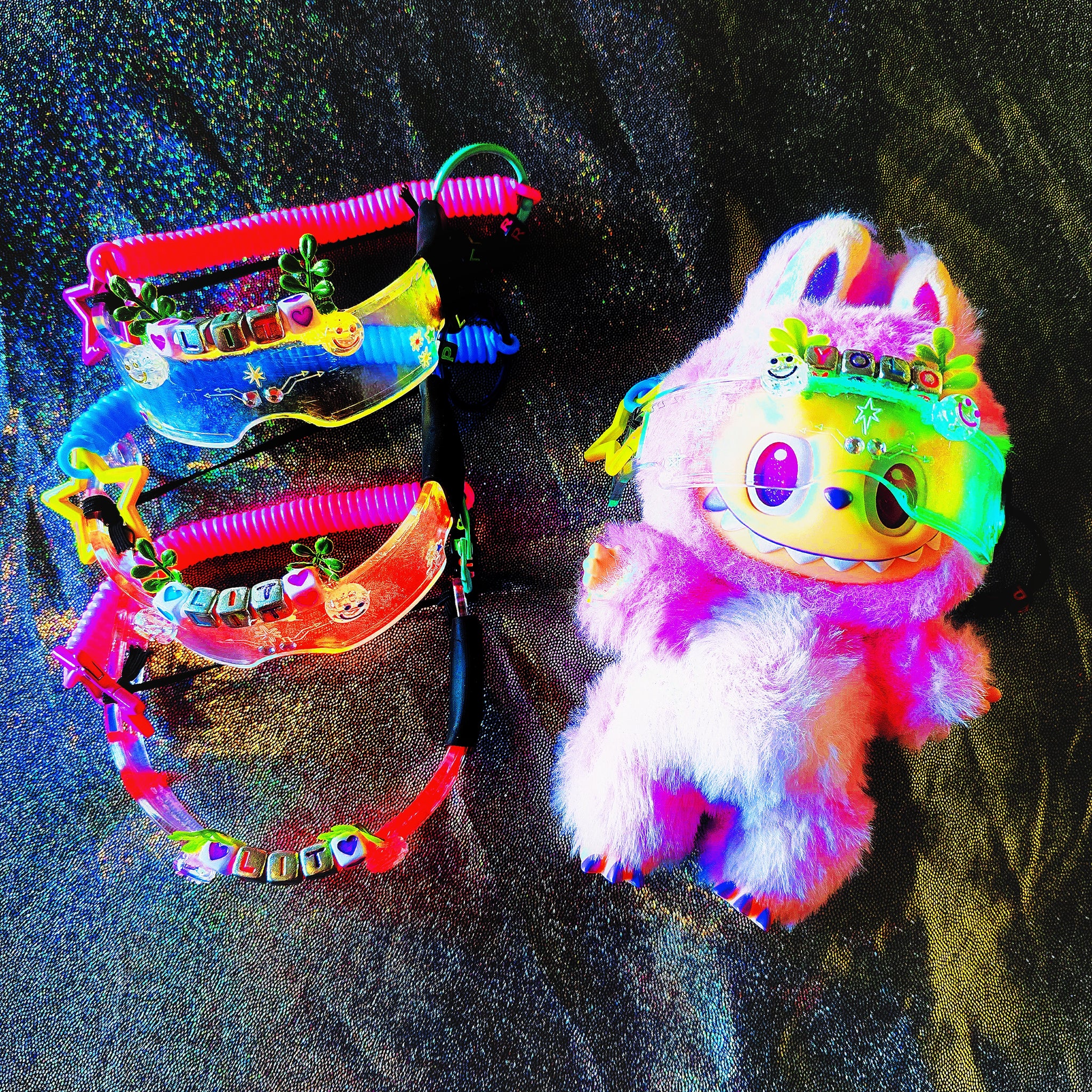 Litbibu LED rave glasses