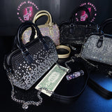 Boston Rhinestones Money Bag