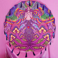 Trippy Fairycore Fringed Parasol